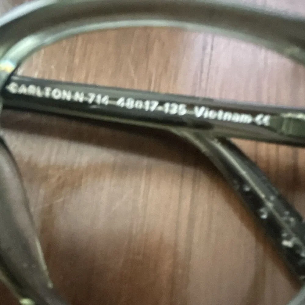 Warby Parker Carlton N 714 Green Full Rim Plastic Eyeglass Frames 48-17-135